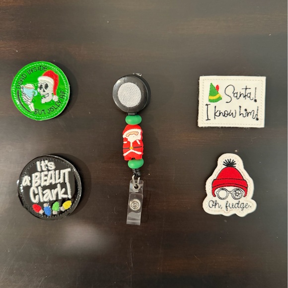 Accessories - Velcro Reel and Christmas Patches Set